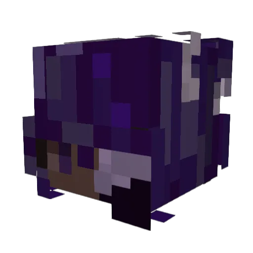 KubiiCraft Minecraft avatar head, 3D render