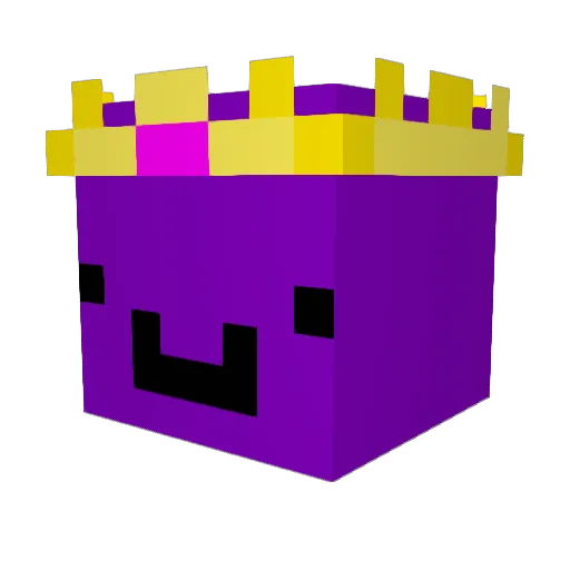 KubinoSK Minecraft avatar head, 3D render