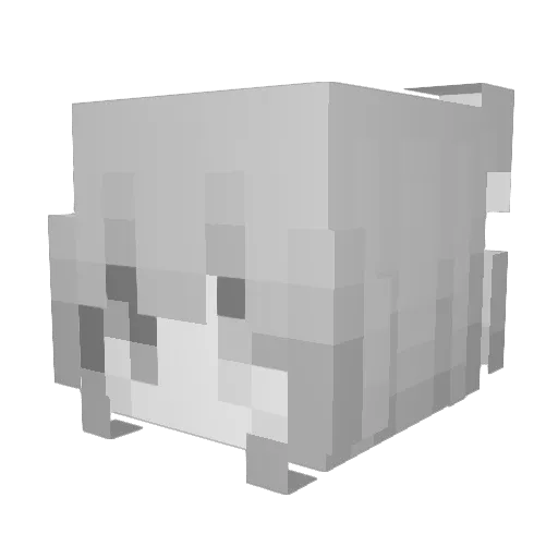 Kubo_989 Minecraft avatar head, 3D render