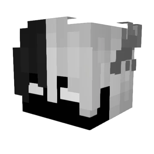 Kubox134 Minecraft avatar head, 3D render