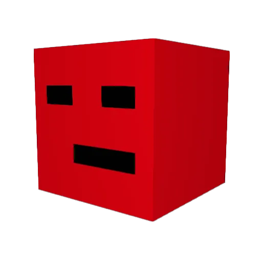 Kubulex5728 Minecraft avatar head, 3D render