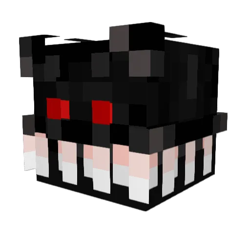 Kubyys Minecraft avatar head, 3D render