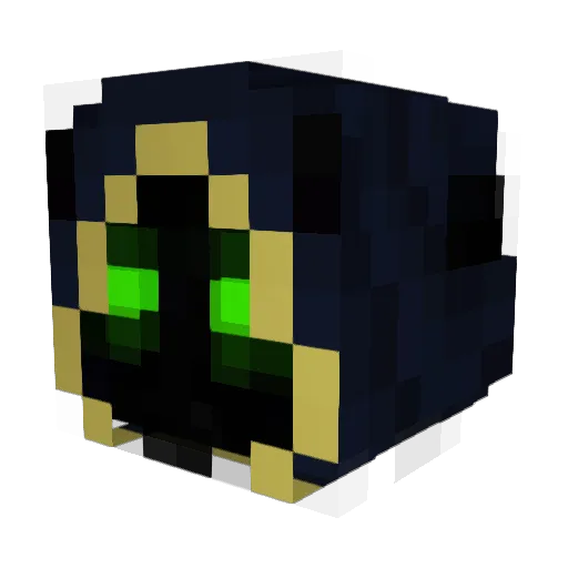 KuchenHass Minecraft avatar head, 3D render