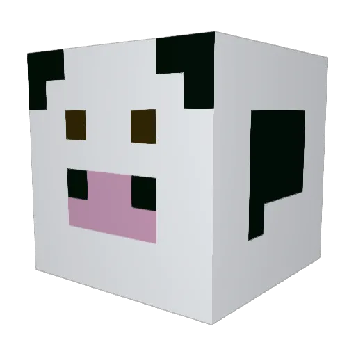 Kudaling01 Minecraft avatar head, 3D render