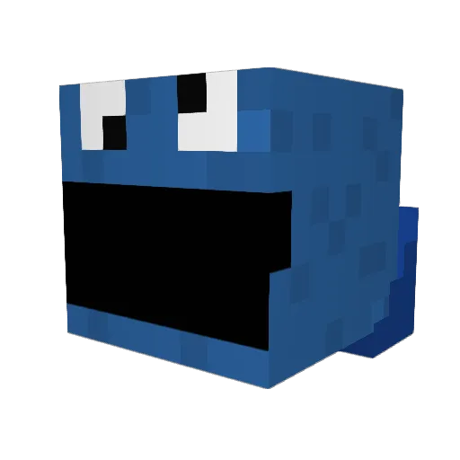 KudlatyBob Minecraft avatar head, 3D render