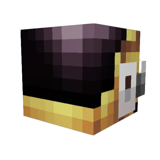 Kuellet Minecraft avatar head, 3D render