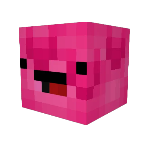Kuelzz Minecraft avatar head, 3D render