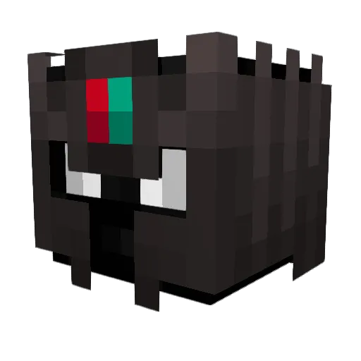Kuervoxxx Minecraft avatar head, 3D render