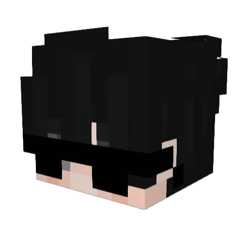 Kuhgelblitz Minecraft avatar head, 3D render