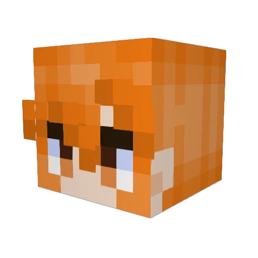 Kujo_182 Minecraft avatar head, 3D render