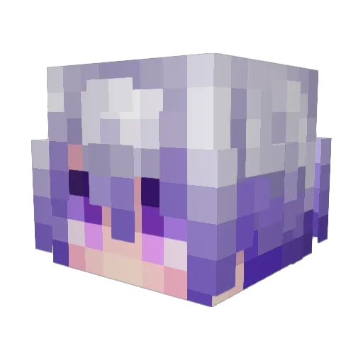 Kukamacko Minecraft avatar head, 3D render