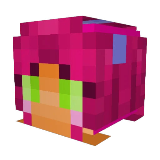 KukensioLover Minecraft avatar head, 3D render