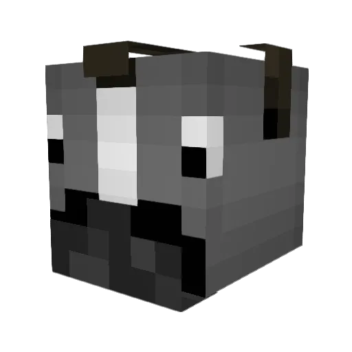 Kukinhomano Minecraft avatar head, 3D render
