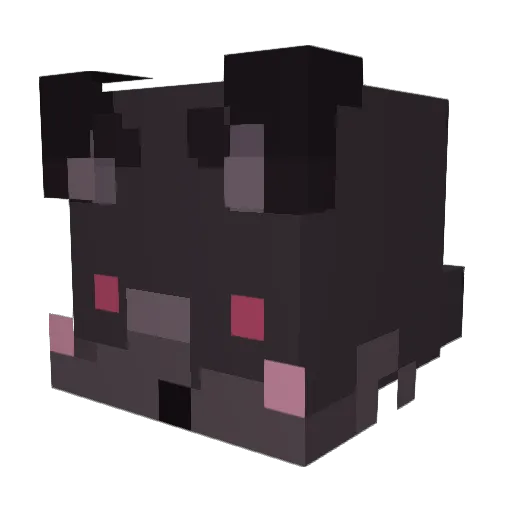 Kukkyo Minecraft avatar head, 3D render