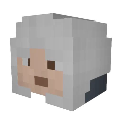 KukriKing135 Minecraft avatar head, 3D render