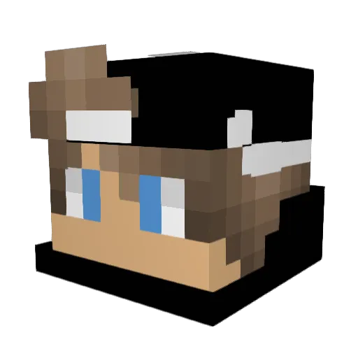 Kuku_SLS Minecraft avatar head, 3D render