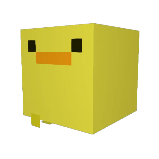 KukunaMC Minecraft avatar head, 3D render