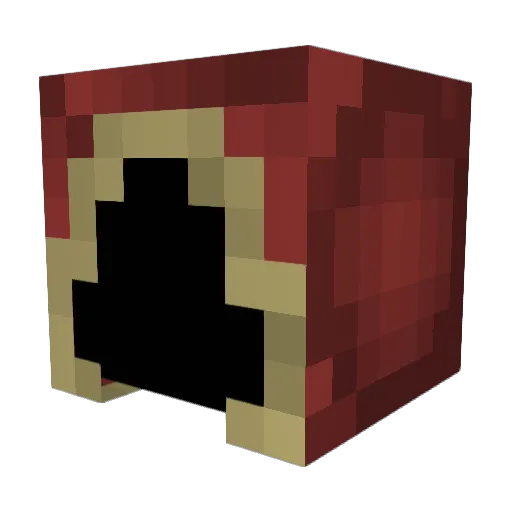 Kulauke Minecraft avatar head, 3D render