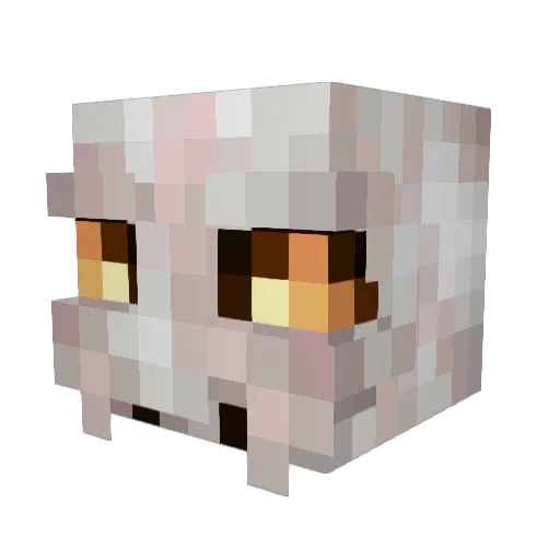 KuleKnight Minecraft avatar head, 3D render