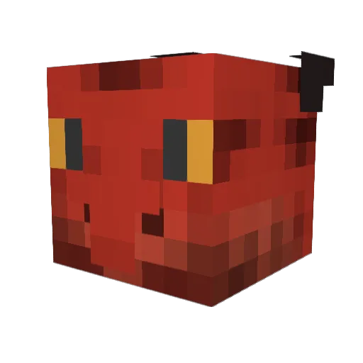 Kuligues Minecraft avatar head, 3D render