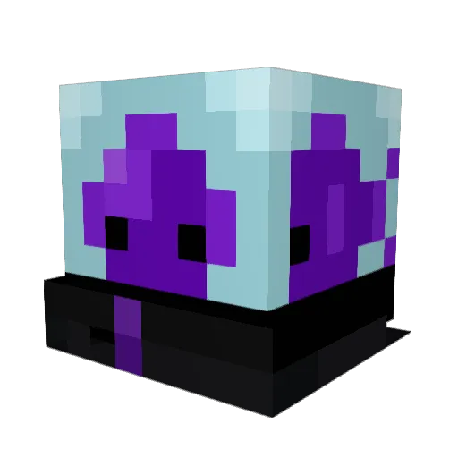 Kullcord Minecraft avatar head, 3D render