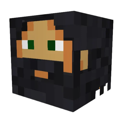 Kullgan3100 Minecraft avatar head, 3D render