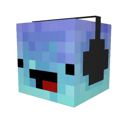 Kulmengo Minecraft avatar head, 3D render