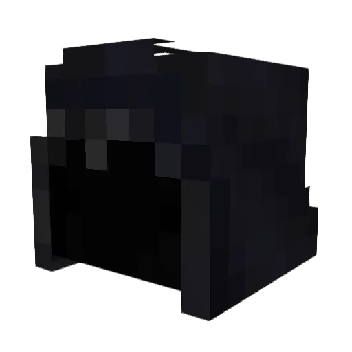 Kulord09 Minecraft avatar head, 3D render