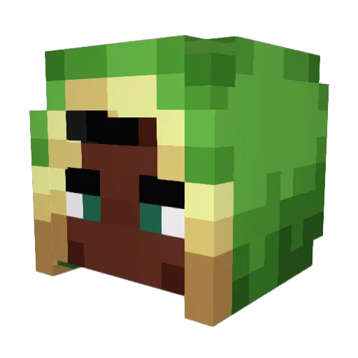 Kumasakura8990 Minecraft avatar head, 3D render