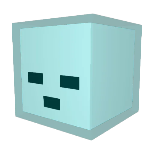 Kumonamii Minecraft avatar head, 3D render
