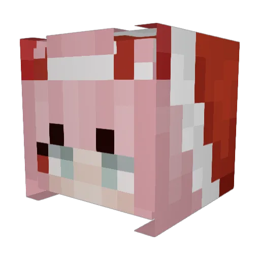 Kumoru87 Minecraft avatar head, 3D render