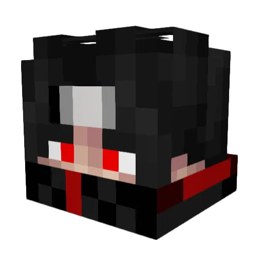 Kun1216 Minecraft avatar head, 3D render