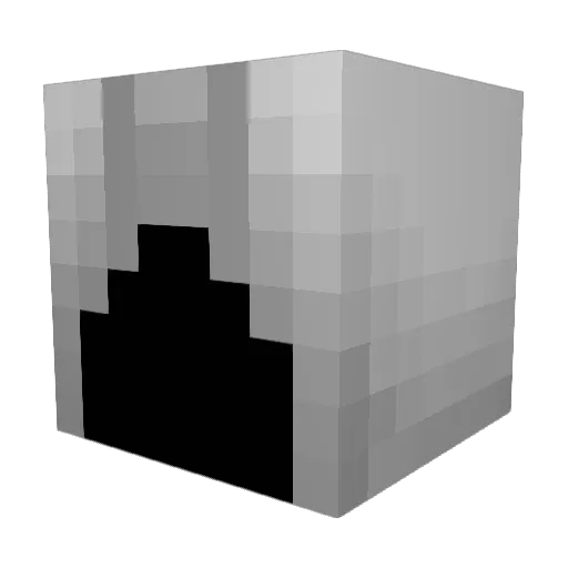 Kunai1308 Minecraft avatar head, 3D render