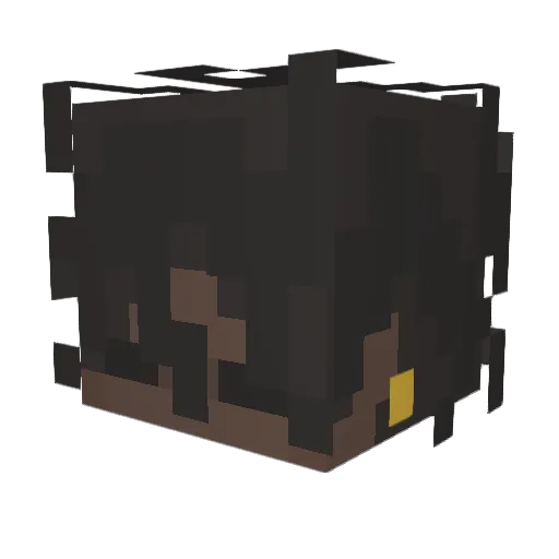 KundaiWasTaken Minecraft avatar head, 3D render