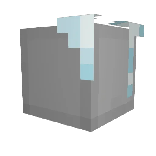 Kundi__ Minecraft avatar head, 3D render
