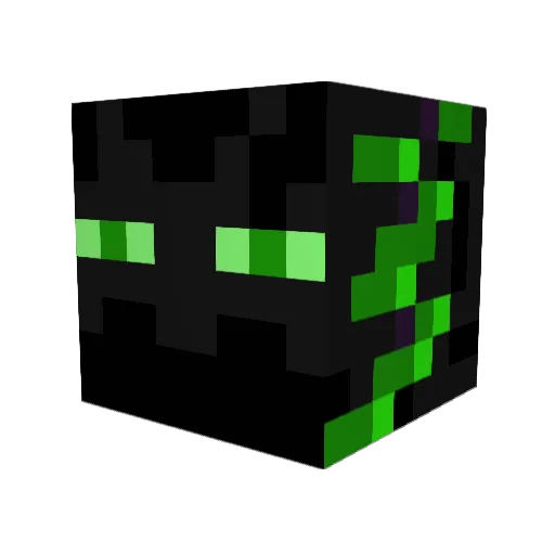 Kundoo Minecraft avatar head, 3D render