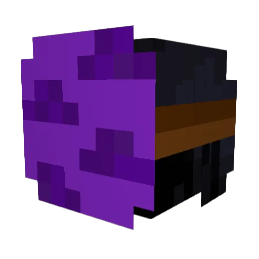 KungFoe Minecraft avatar head, 3D render