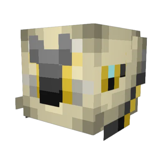 Kungen2010 Minecraft avatar head, 3D render
