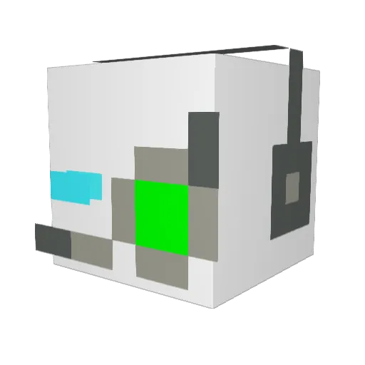 Kunho3637 Minecraft avatar head, 3D render