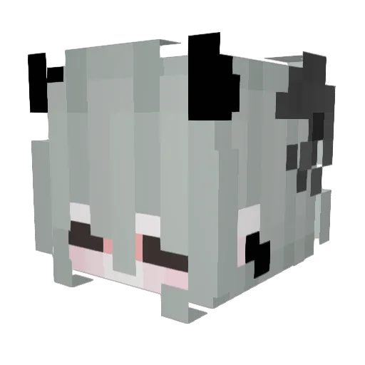 KunoNero Minecraft avatar head, 3D render