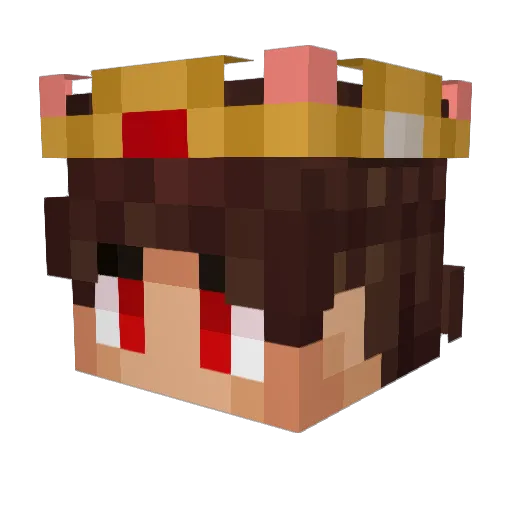 Kuoppala07 Minecraft avatar head, 3D render