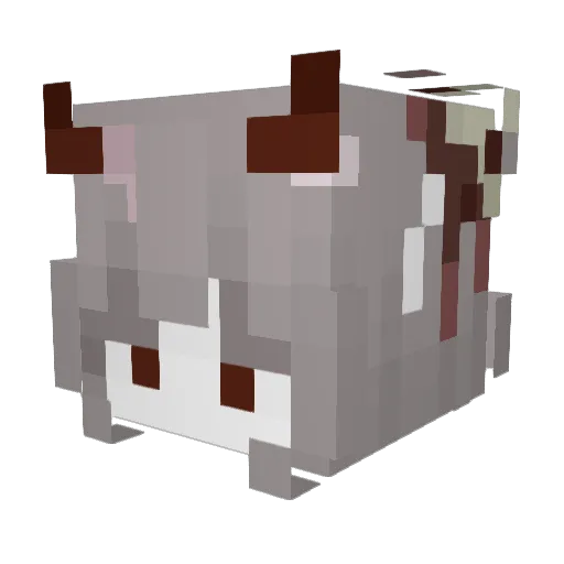 Kupzely Minecraft avatar head, 3D render