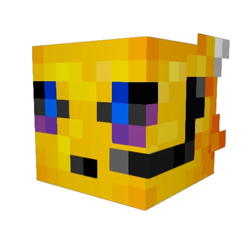Kur0Tensh1 Minecraft avatar head, 3D render