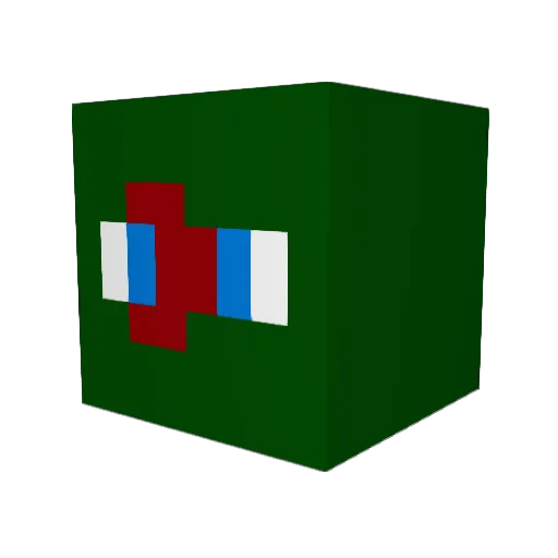 KurZunu Minecraft avatar head, 3D render