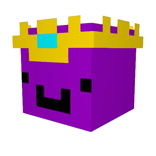 Kurad_ Minecraft avatar head, 3D render