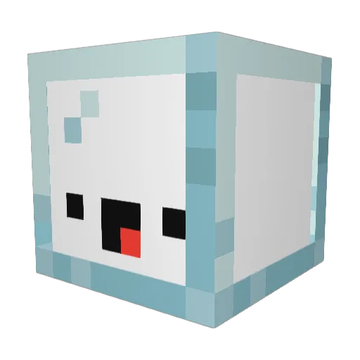 Kurage_0325 Minecraft avatar head, 3D render
