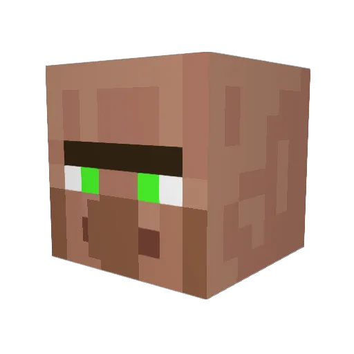 KuramaOnJava Minecraft avatar head, 3D render