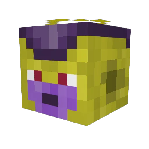 Kurby91 Minecraft avatar head, 3D render