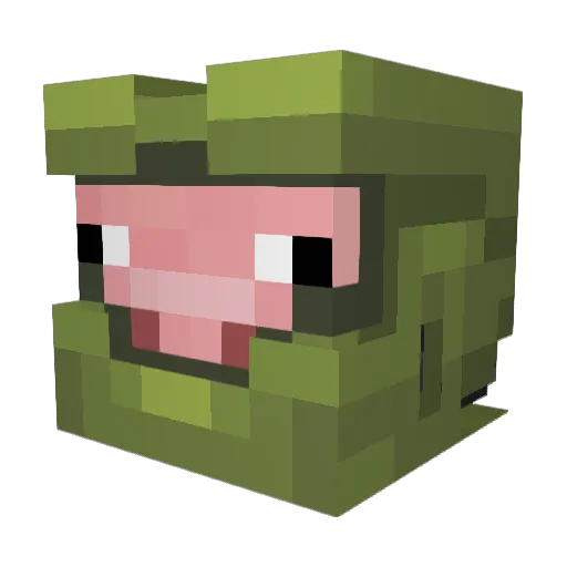 KurczeKiller Minecraft avatar head, 3D render