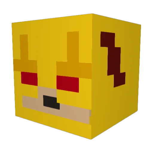 Kurdbird1 Minecraft avatar head, 3D render